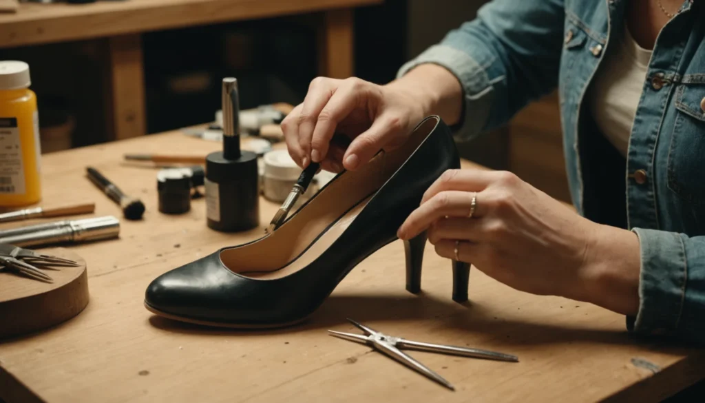 colle chaussures semelle