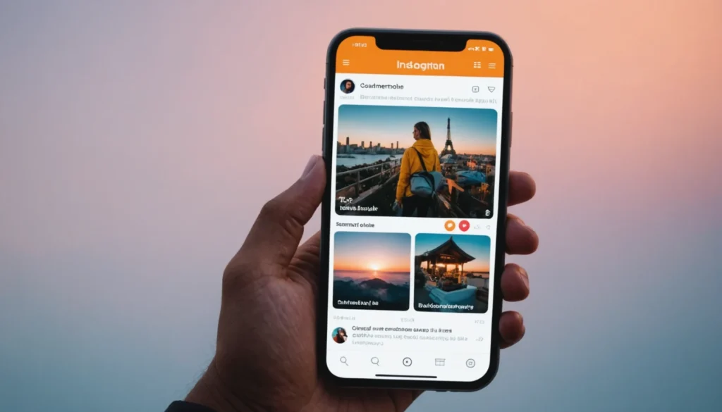 vue de profil instagram
